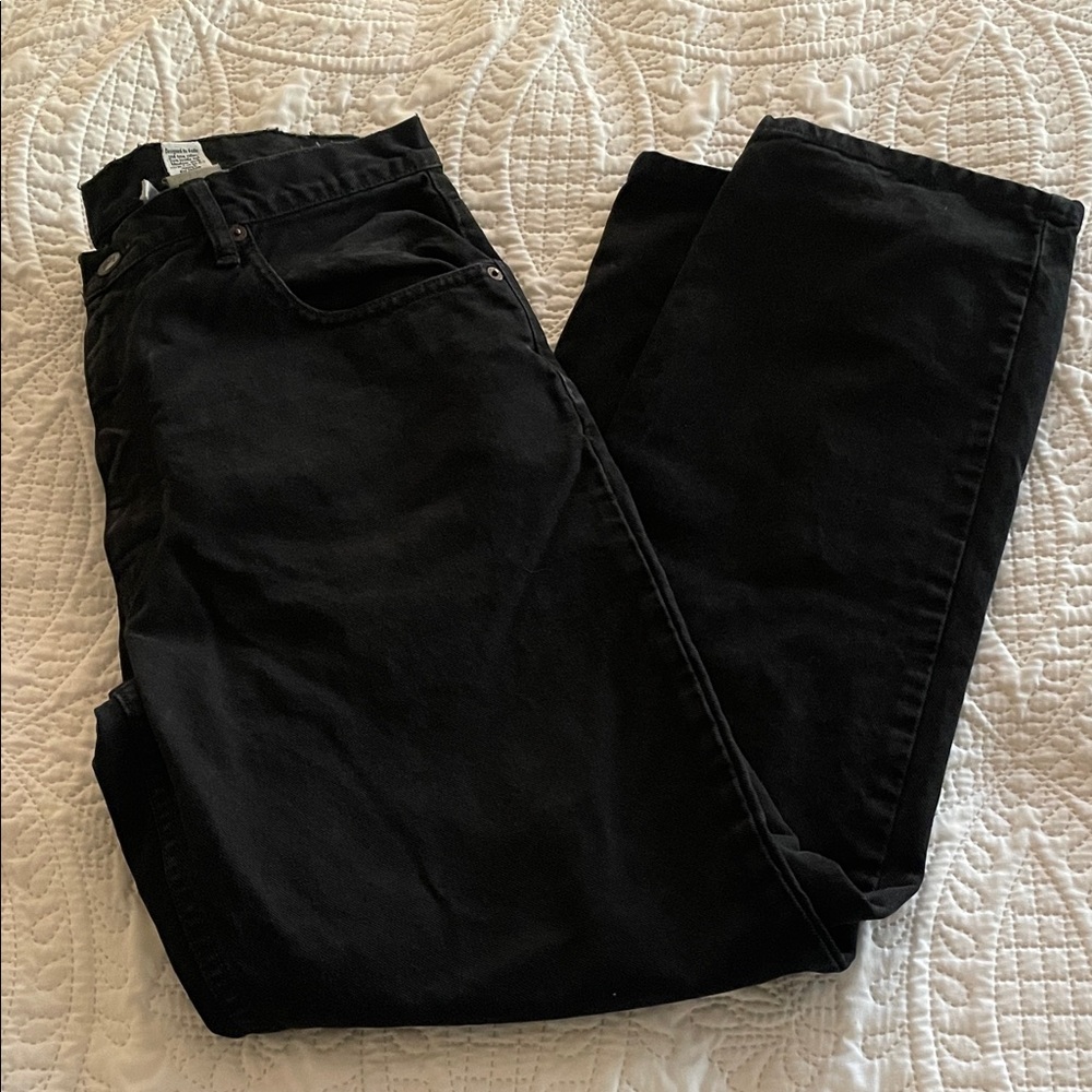 Calvin Klein Men's Straight Black Jeans